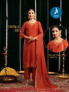 Twinkle By Kaya Mul Chanderi Kurti With Bottom Dupatta Wholesalers In Surat
